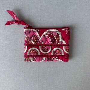 Vera Bradley‎ small wallet pink paisley quilted coin purse